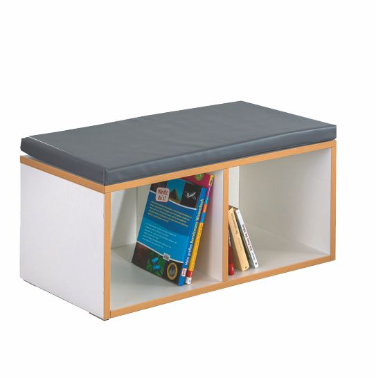 Sitzregal aus Leseinseln, Sitzhöhe 35 cm